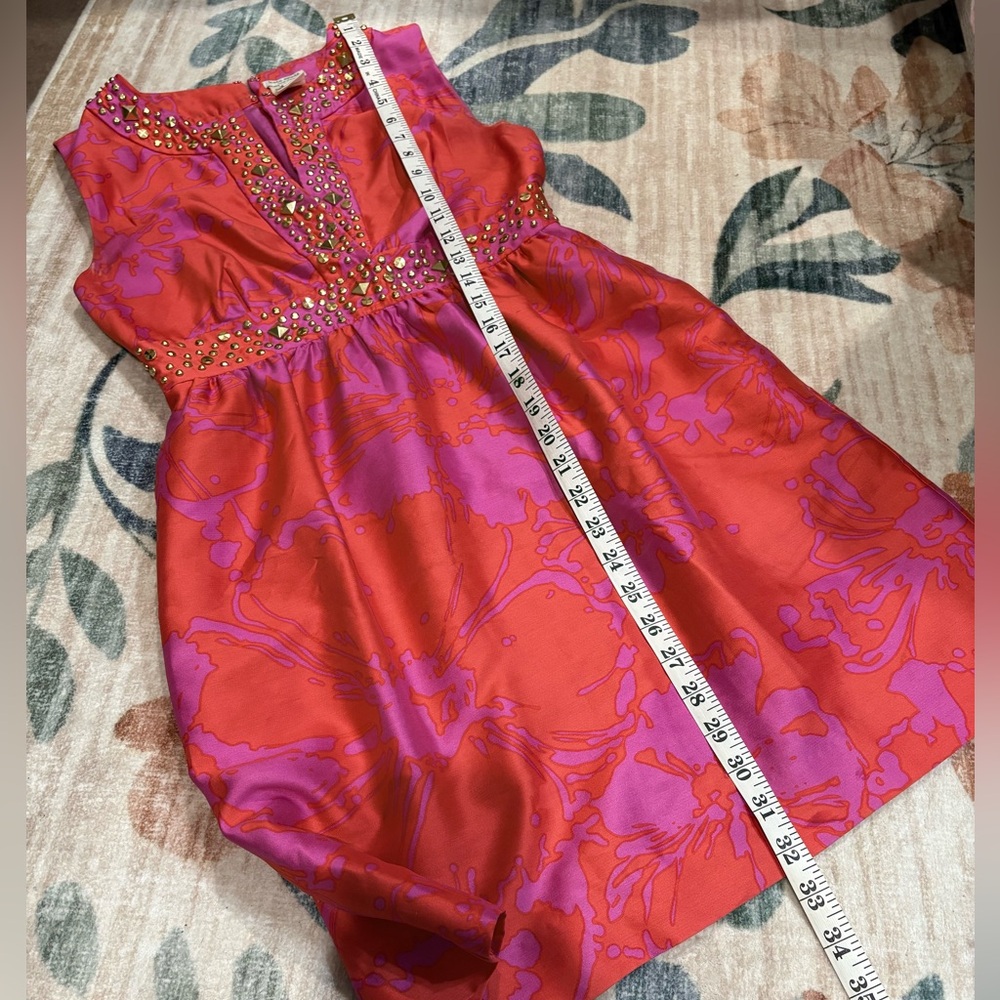 Vintage Kate Spade New York Silk Shift Dress Sz. 2 - Picture 11 of 12